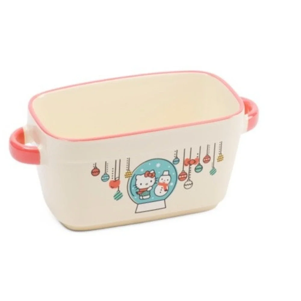 New Set Of 2 Hello Kitty Xmas Let It Snow Globe Loaf Pan Square Baking Pan ZRike